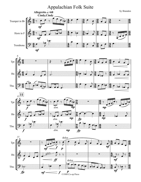 Appalachian Folk Suite Sheet Music