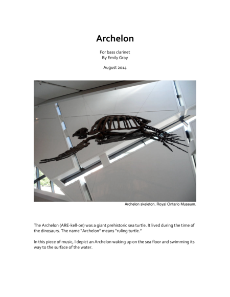 Free Sheet Music Archelon