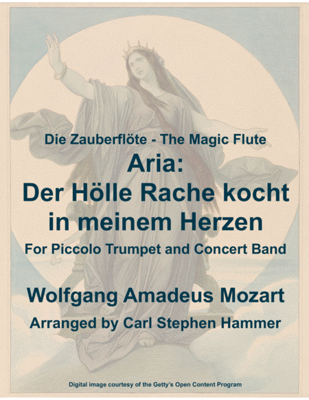 Aria Der Holle Rache Kocht In Meinem Herzen From The Magic Flute Sheet Music