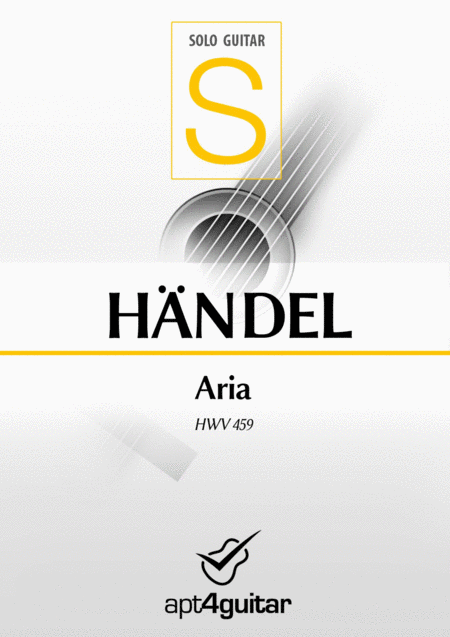 Aria Hwv 459 Sheet Music