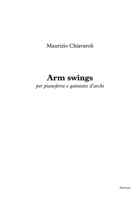 Free Sheet Music Arm Swings