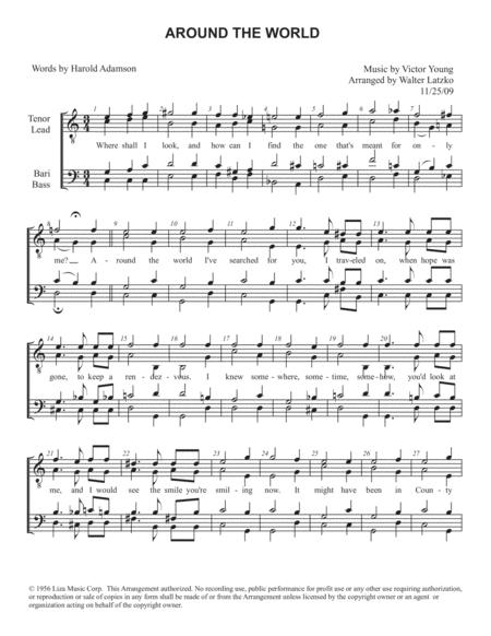 Free Sheet Music Around The World