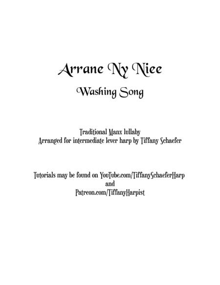 Arrane Ny Niee Washing Song Sheet Music