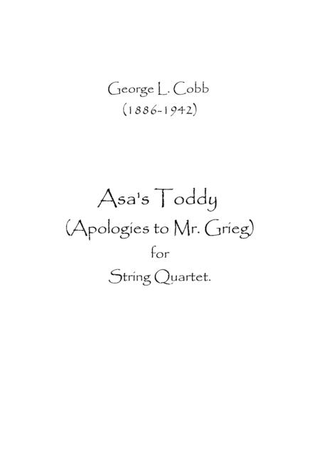 Free Sheet Music Asas Toddy