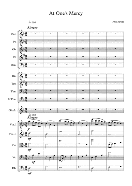 At Ones Mercy Sheet Music