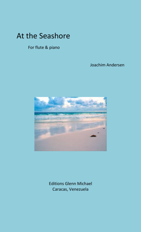 At The Seashore For Flute Piano Sheet Music