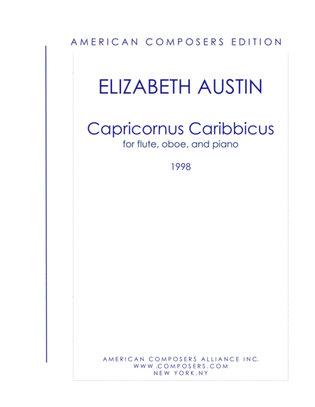 Free Sheet Music Austin Capricornus Caribbicus