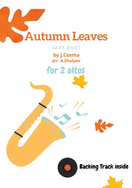 Free Sheet Music Autumn Leaves For 2 Altos