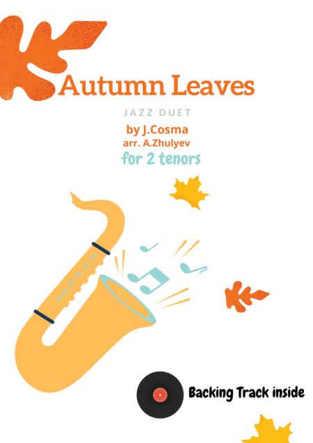 Free Sheet Music Autumn Leaves Jazz Duet For 2 Tenors