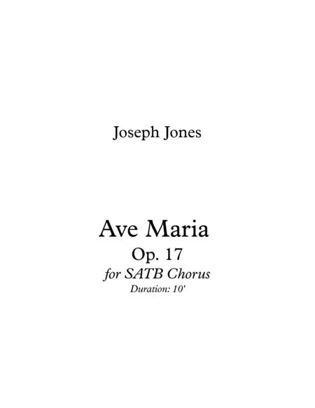 Free Sheet Music Ave Maria Op 17