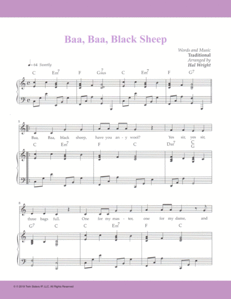 Ba Ba Black Sheep Sheet Music