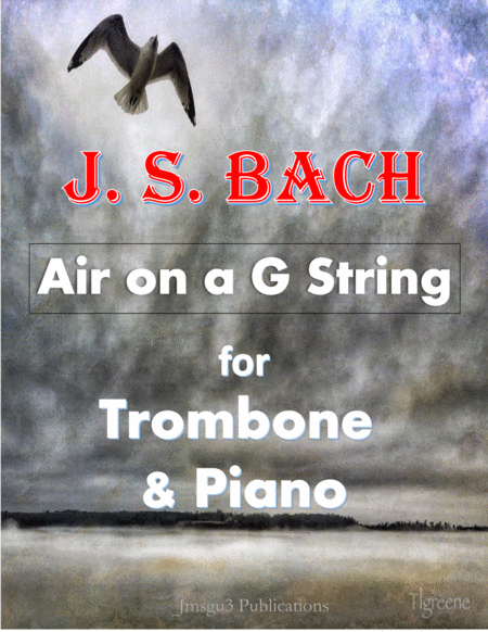 Bach Air On A G String For Trombone Piano Sheet Music