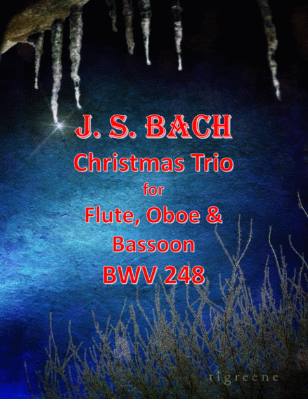 Bach Christmas Trio For Flute Oboe Bassoon Sheet Music