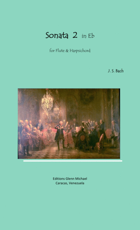 Free Sheet Music Bach Flute Sonata 2 In Eb