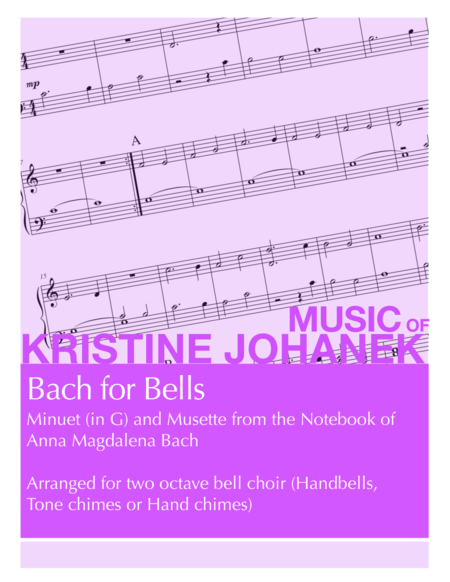 Free Sheet Music Bach For Bells 2 Octave Handbell Hand Chimes Or Tone Chimes