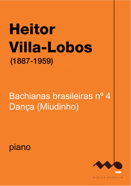 Bachianas Brasileiras N 4 Dana Miudinho Sheet Music