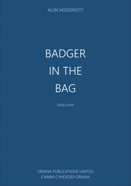 Free Sheet Music Badger In The Bag