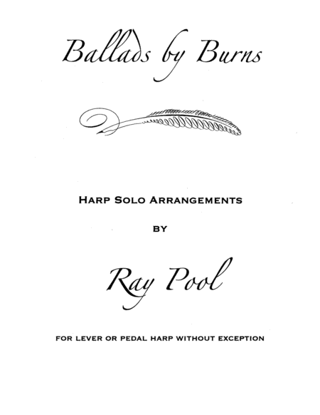 Free Sheet Music Ballads By Burns