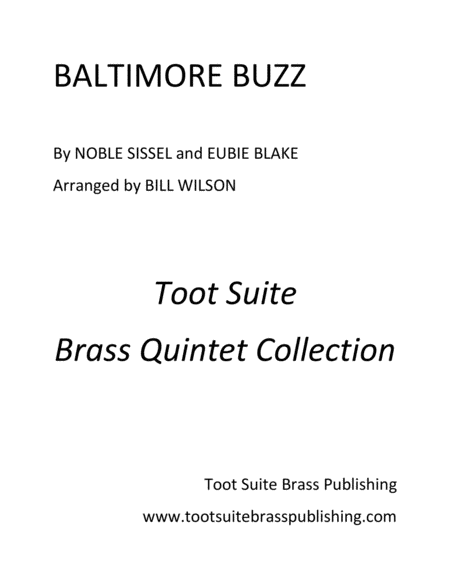 Baltimore Buzz Sheet Music