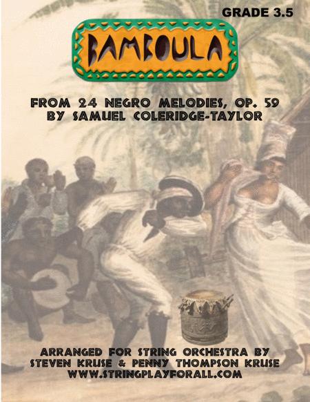 Bamboula From 24 Negro Melodies Sheet Music