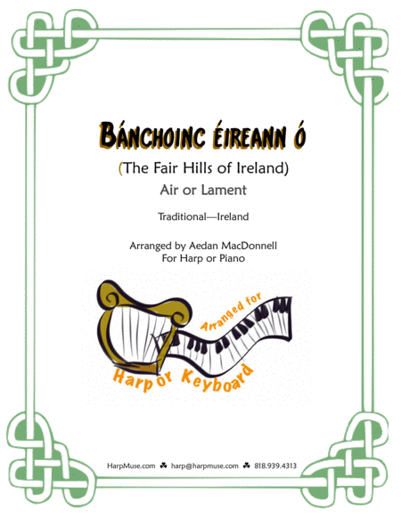 Banchnoic Eireann O Trad Irish Air Sheet Music