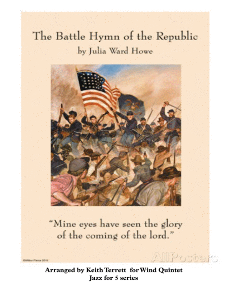 Battle Hymn Of The Republic For Wind Quintet Sheet Music