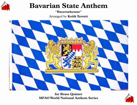 Bavarian State Anthem Fr Bayern For Brass Quintet Sheet Music