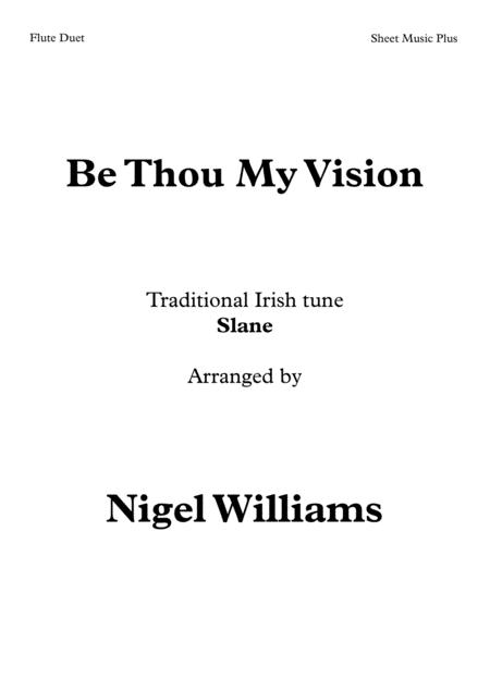 Be Thou My Vision Flute Duet Sheet Music