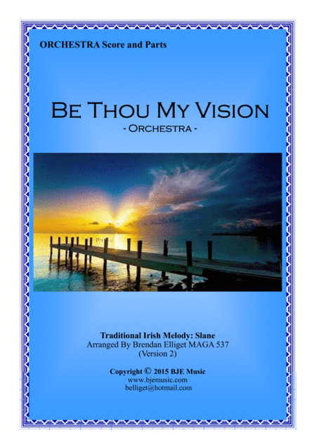 Free Sheet Music Be Thou My Vision Orchestra