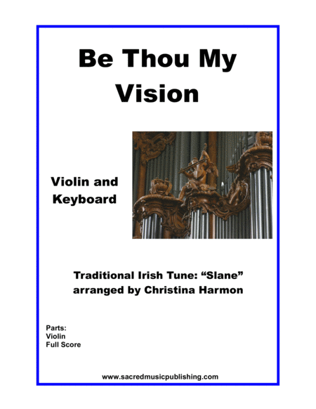 Free Sheet Music Be Thou My Vision Violin And Keyboard