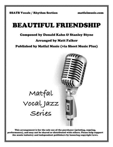 Beautiful Friendship Ssatb Sheet Music