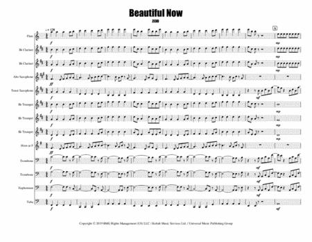 Free Sheet Music Beautiful Now