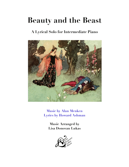 Beauty And The Beast For Intermediate Piano Solo Sheet Music