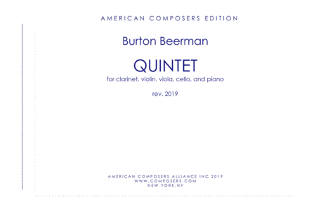 Beerman Quintet Sheet Music