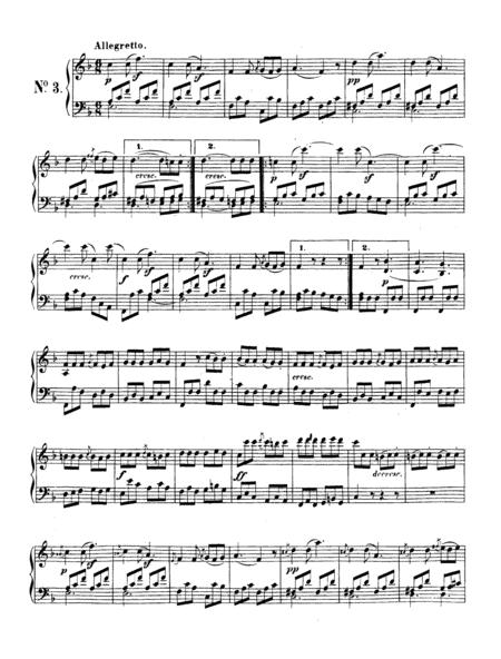 Beethoven 7 Bagatelles Op 33 No 3 Complete Version Sheet Music