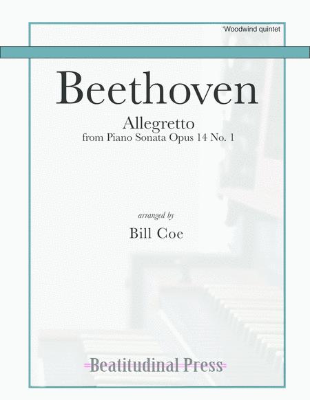 Free Sheet Music Beethoven Allegretto Braun Woodwind Quintet Score And Parts