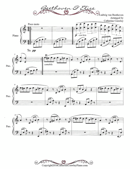 Beethoven Elise Sheet Music