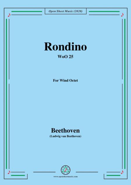 Free Sheet Music Beethoven Rondino In E Flat Major Woo 25 For Wind Octet