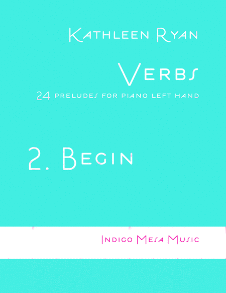 Free Sheet Music Begin Verbs 2