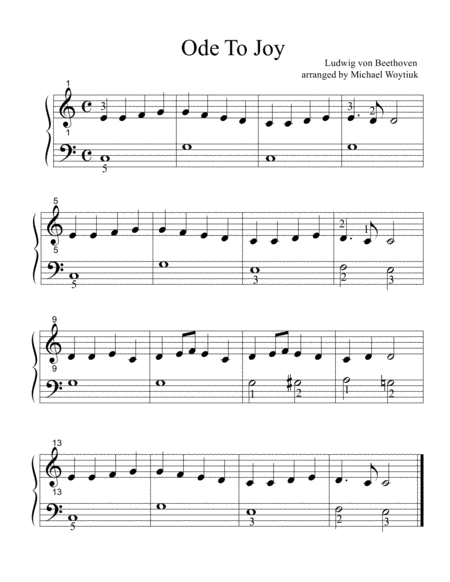 Beginner Piano Classics Sheet Music