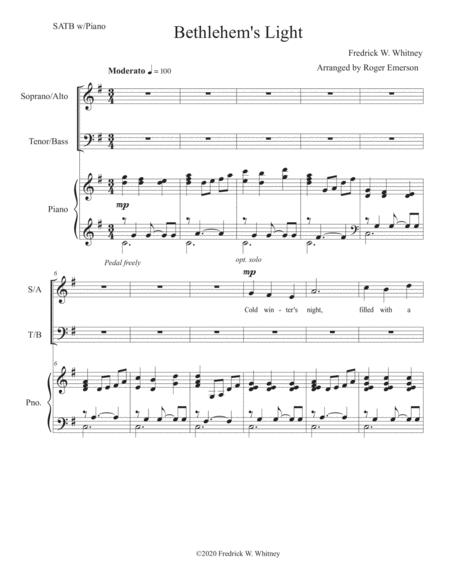 Bethlehems Light Sheet Music