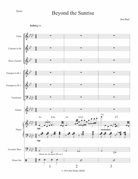 Beyond The Sunrise Sheet Music