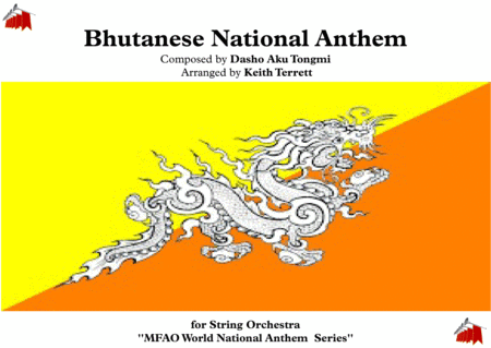 Free Sheet Music Bhutanese National Anthem For String Orchestra