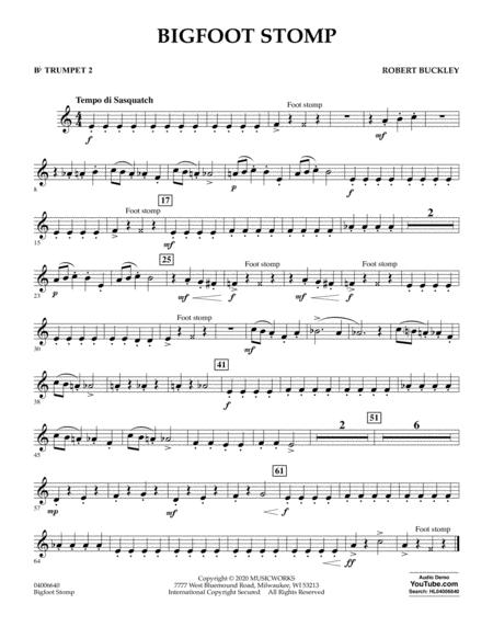 Big Foot Stomp Bb Trumpet 2 Sheet Music