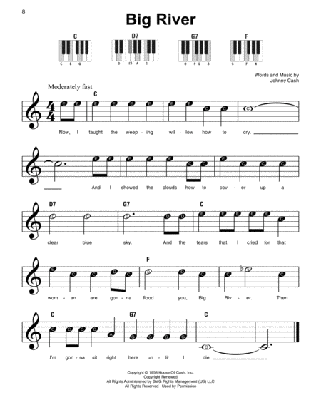 Free Sheet Music Big River