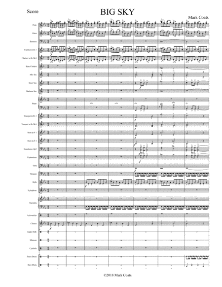 Big Sky Concert Band Grade 2 5 For Young Bands Sheet Music