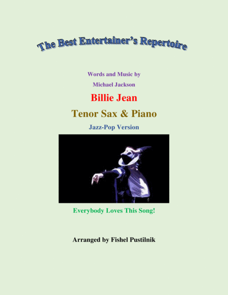 Billie Jean For Tenor Sax And Piano Video Sheet Music