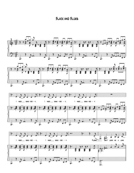 Black And Blues Sheet Music