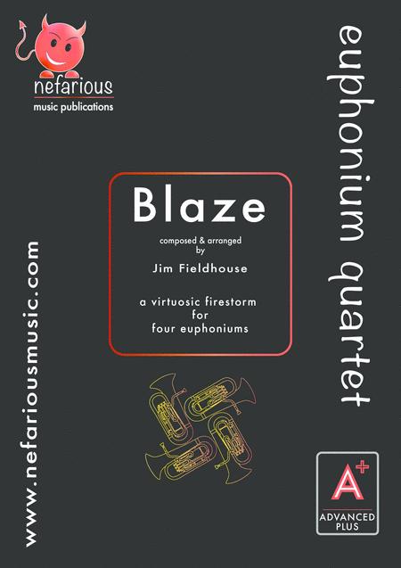 Free Sheet Music Blaze For Euphonium Quartet