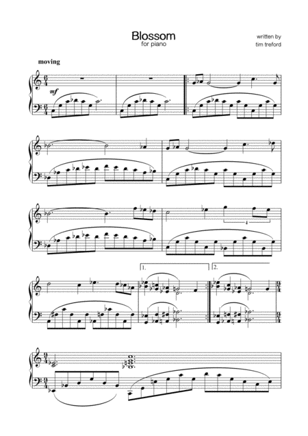 Blossom Sheet Music